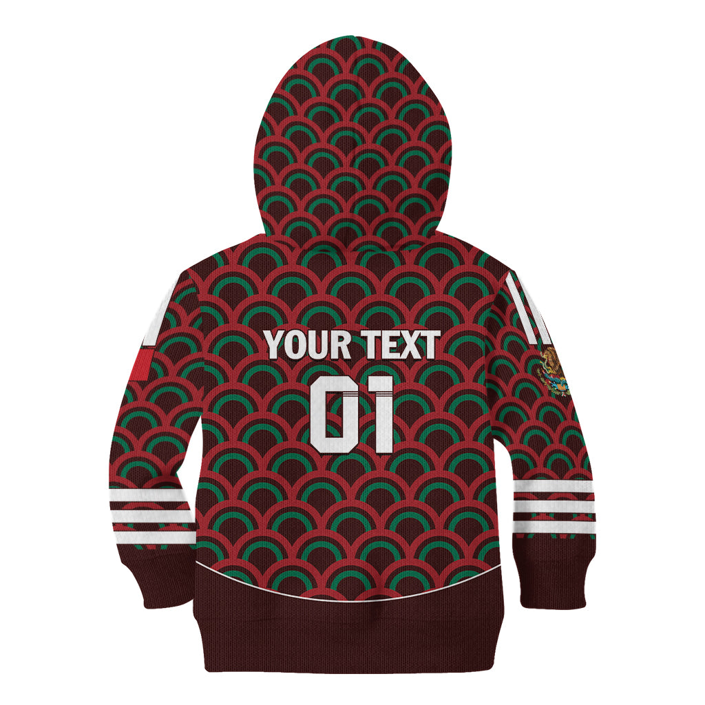 Personalized Mexico 2024 Football Kid Hoodie Come On El Tri - Wonder Print Shop