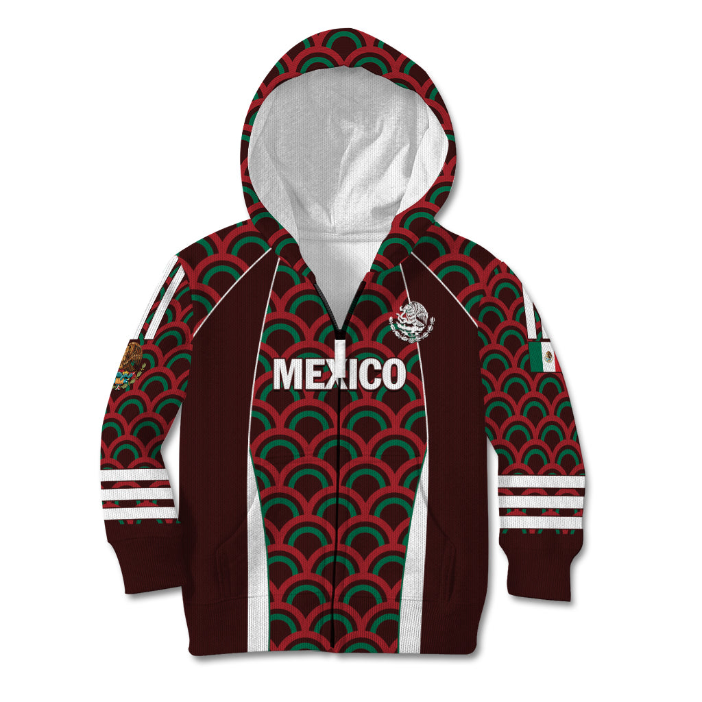 Personalized Mexico 2024 Football Kid Hoodie Come On El Tri - Wonder Print Shop