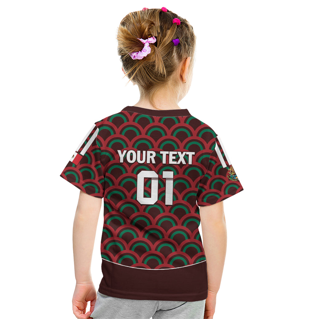 Personalized Mexico 2024 Football Kid T Shirt Come On El Tri - Wonder Print Shop