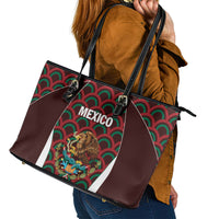 Mexico 2024 Football Leather Tote Bag Come On El Tri - Wonder Print Shop