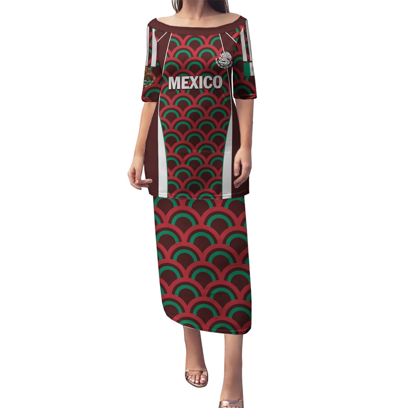 Personalized Mexico 2024 Football Puletasi Come On El Tri - Wonder Print Shop