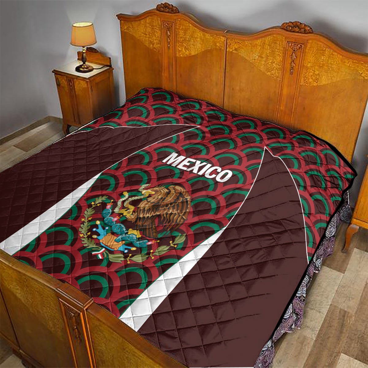 Mexico 2024 Football Quilt Come On El Tri - Wonder Print Shop