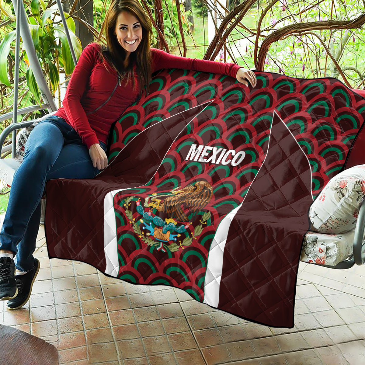 Mexico 2024 Football Quilt Come On El Tri - Wonder Print Shop