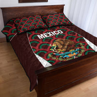 Mexico 2024 Football Quilt Bed Set Come On El Tri - Wonder Print Shop