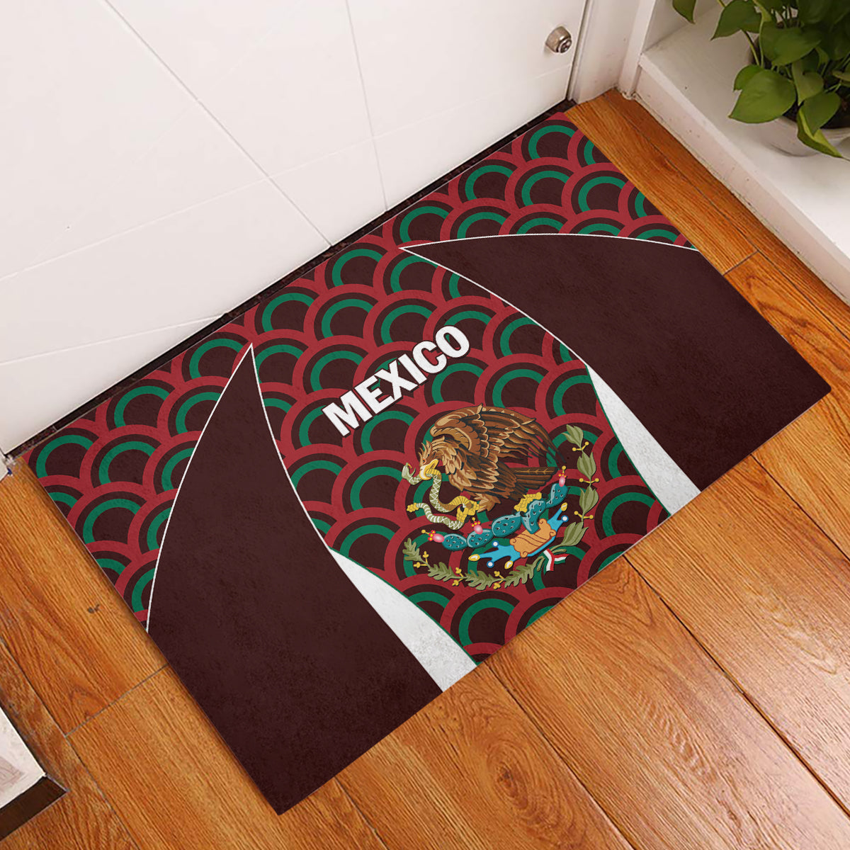 Mexico 2024 Football Rubber Doormat Come On El Tri - Wonder Print Shop
