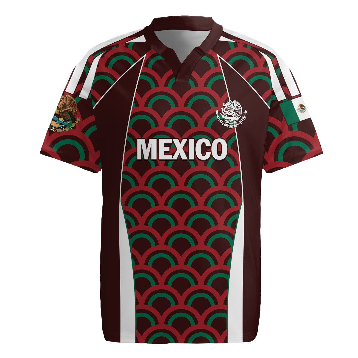 Personalized Mexico 2024 Football Rugby Jersey Come On El Tri - Wonder Print Shop
