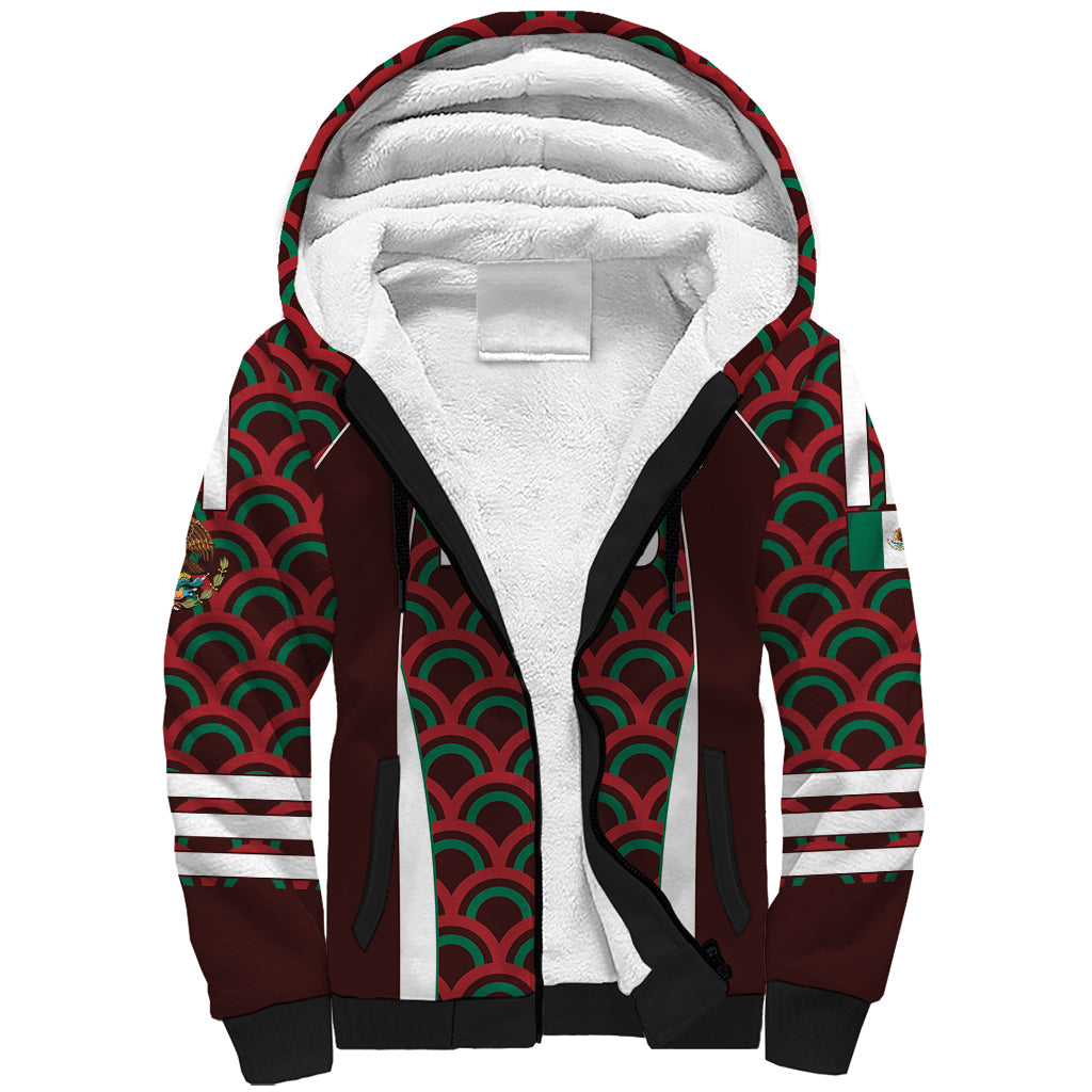 Personalized Mexico 2024 Football Sherpa Hoodie Come On El Tri - Wonder Print Shop
