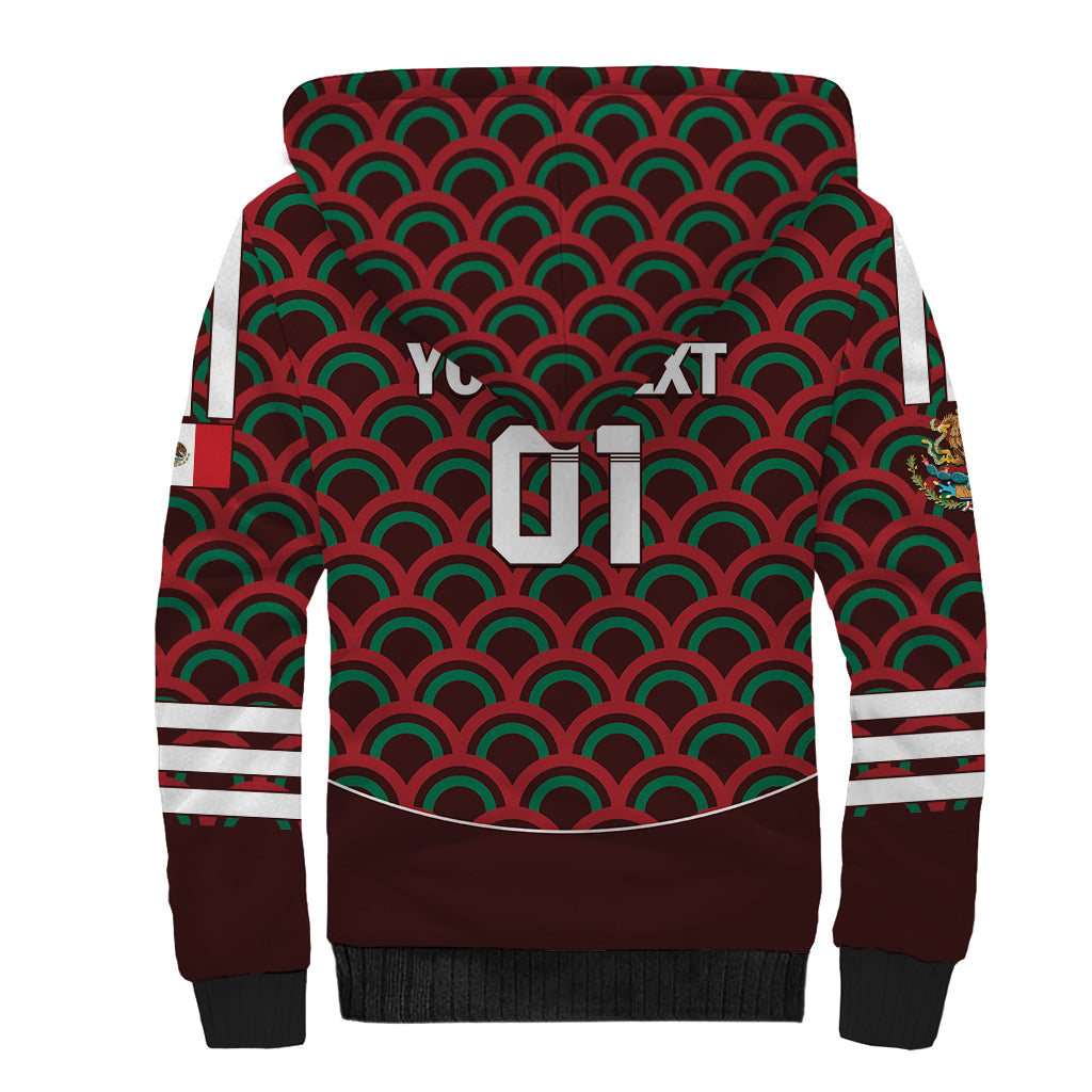 Personalized Mexico 2024 Football Sherpa Hoodie Come On El Tri - Wonder Print Shop