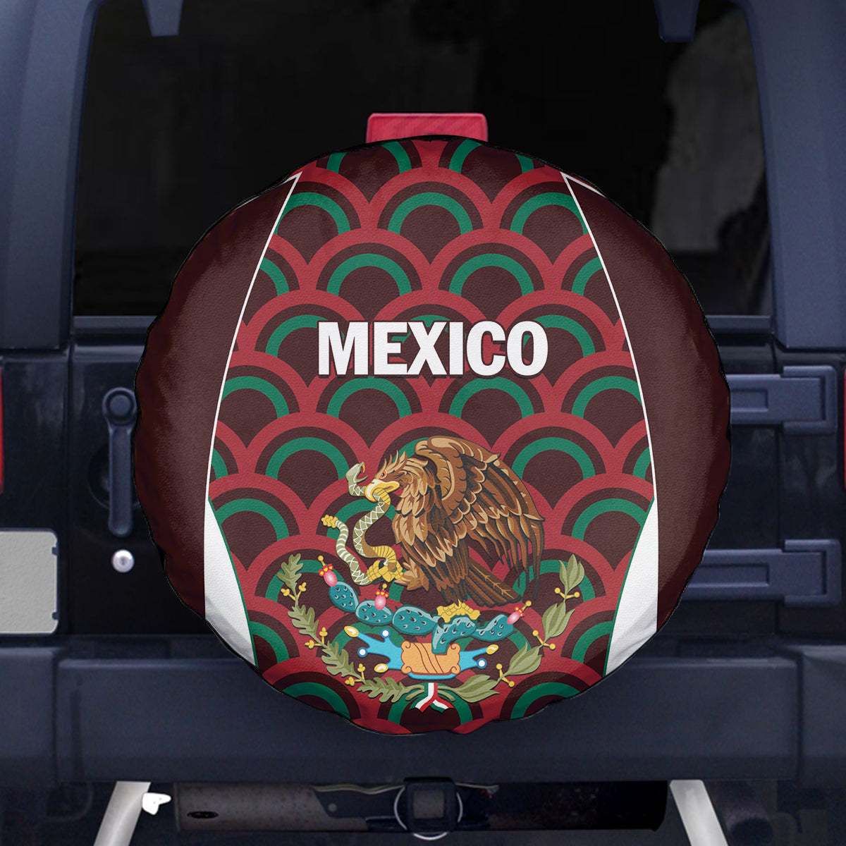 Mexico 2024 Football Spare Tire Cover Come On El Tri - Wonder Print Shop