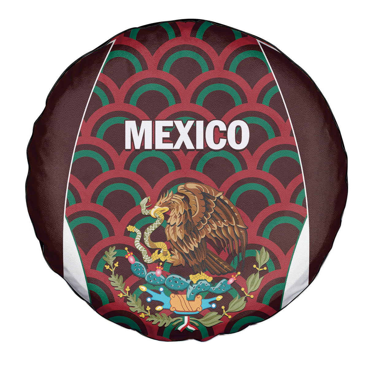 Mexico 2024 Football Spare Tire Cover Come On El Tri - Wonder Print Shop