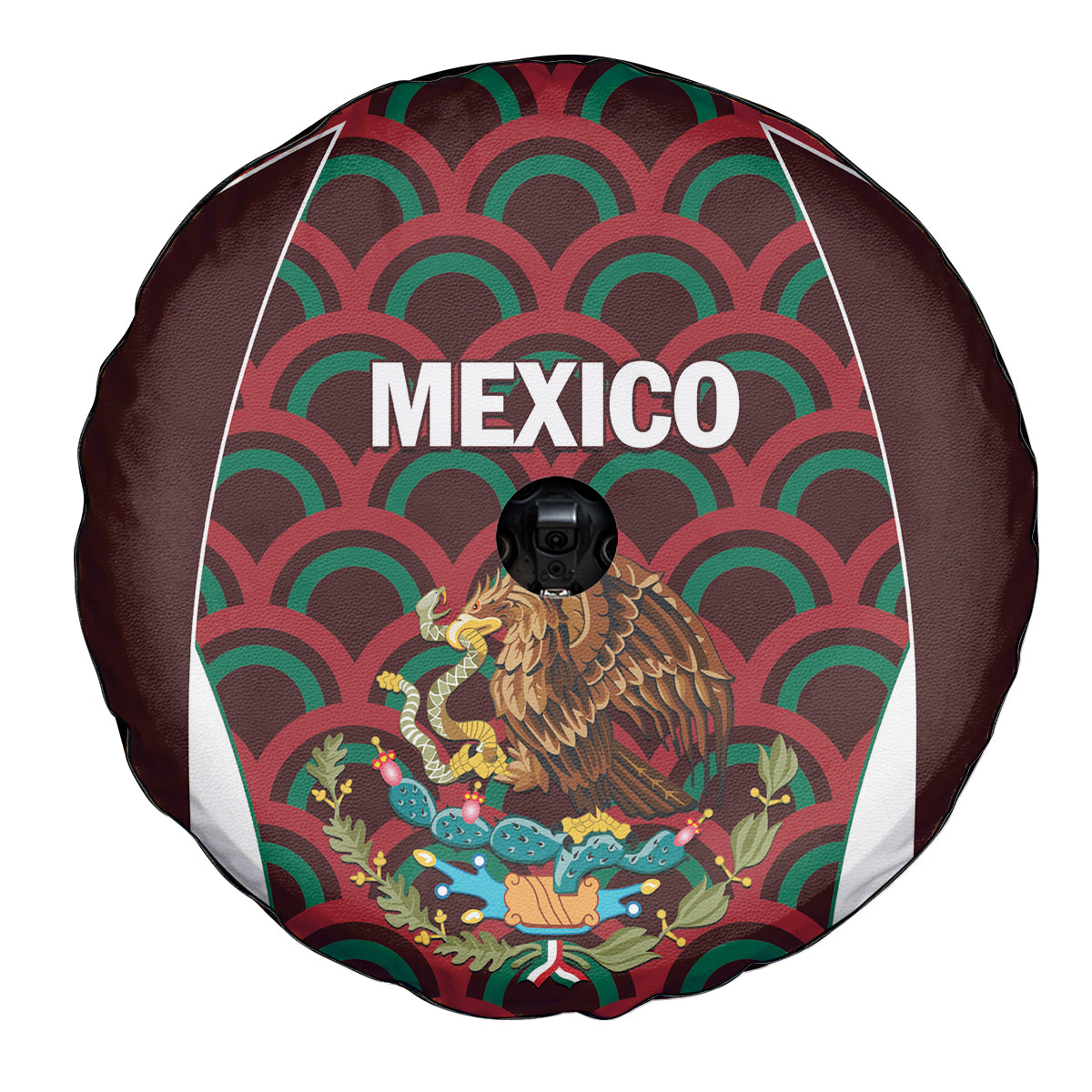 Mexico 2024 Football Spare Tire Cover Come On El Tri - Wonder Print Shop