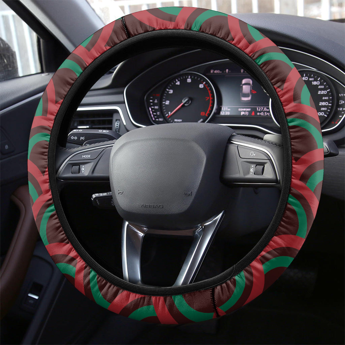 Mexico 2024 Football Steering Wheel Cover Come On El Tri - Wonder Print Shop