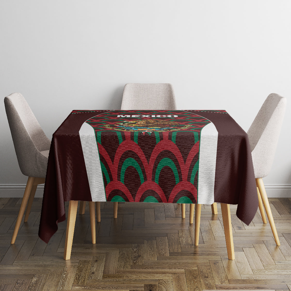 Mexico 2024 Football Tablecloth Come On El Tri - Wonder Print Shop