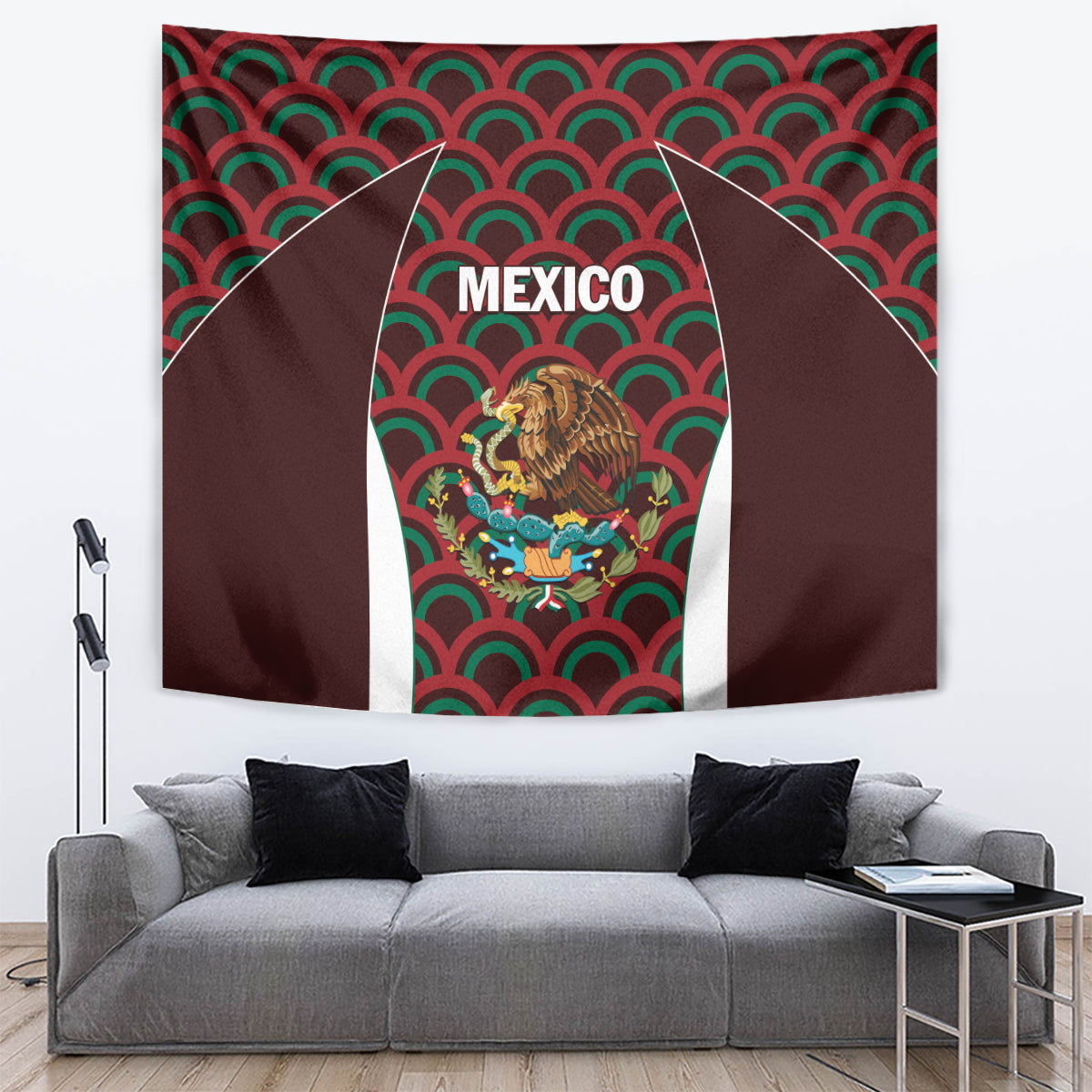 Mexico 2024 Football Tapestry Come On El Tri