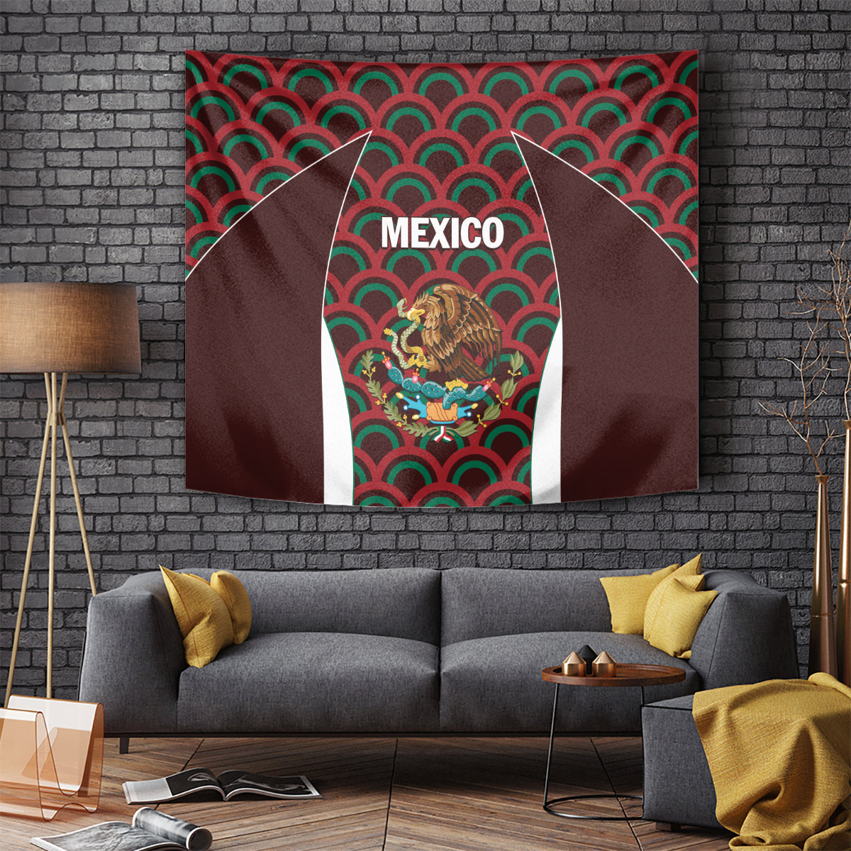 Mexico 2024 Football Tapestry Come On El Tri - Wonder Print Shop