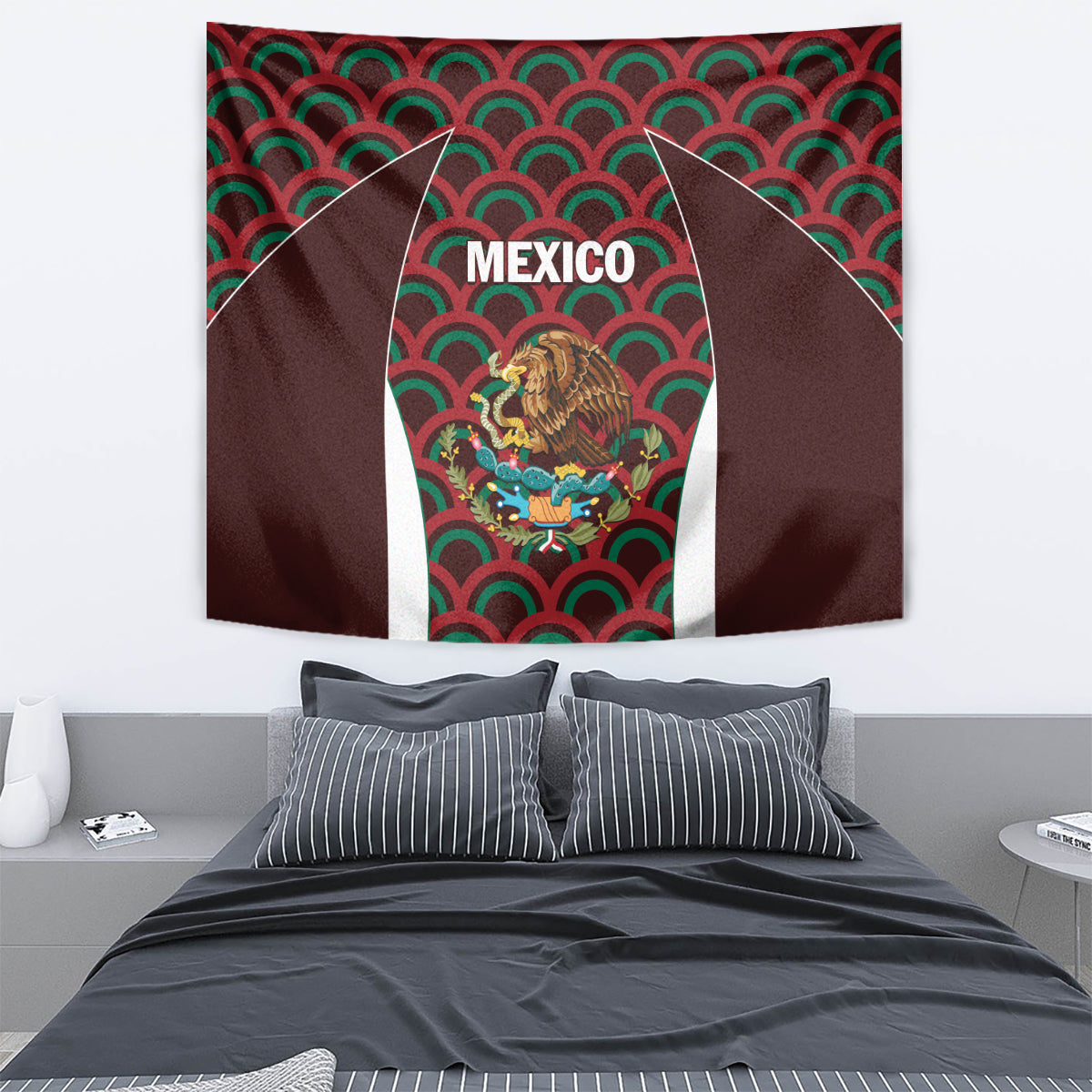 Mexico 2024 Football Tapestry Come On El Tri - Wonder Print Shop