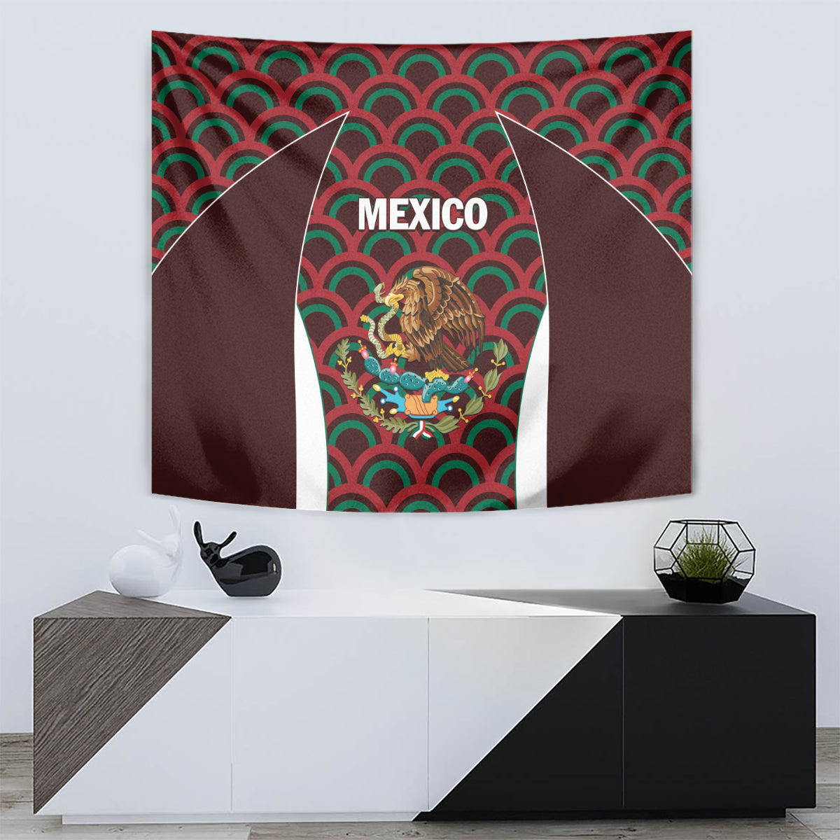 Mexico 2024 Football Tapestry Come On El Tri - Wonder Print Shop