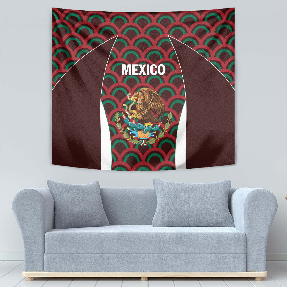 Mexico 2024 Football Tapestry Come On El Tri - Wonder Print Shop