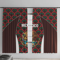 Mexico 2024 Football Window Curtain Come On El Tri - Wonder Print Shop