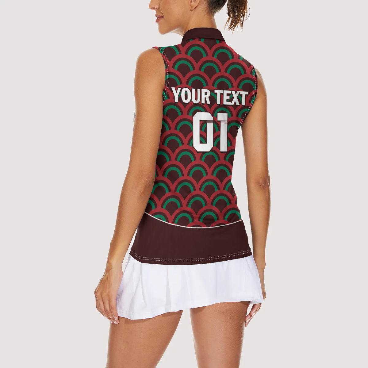 Personalized Mexico 2024 Football Women Sleeveless Polo Shirt Come On El Tri - Wonder Print Shop