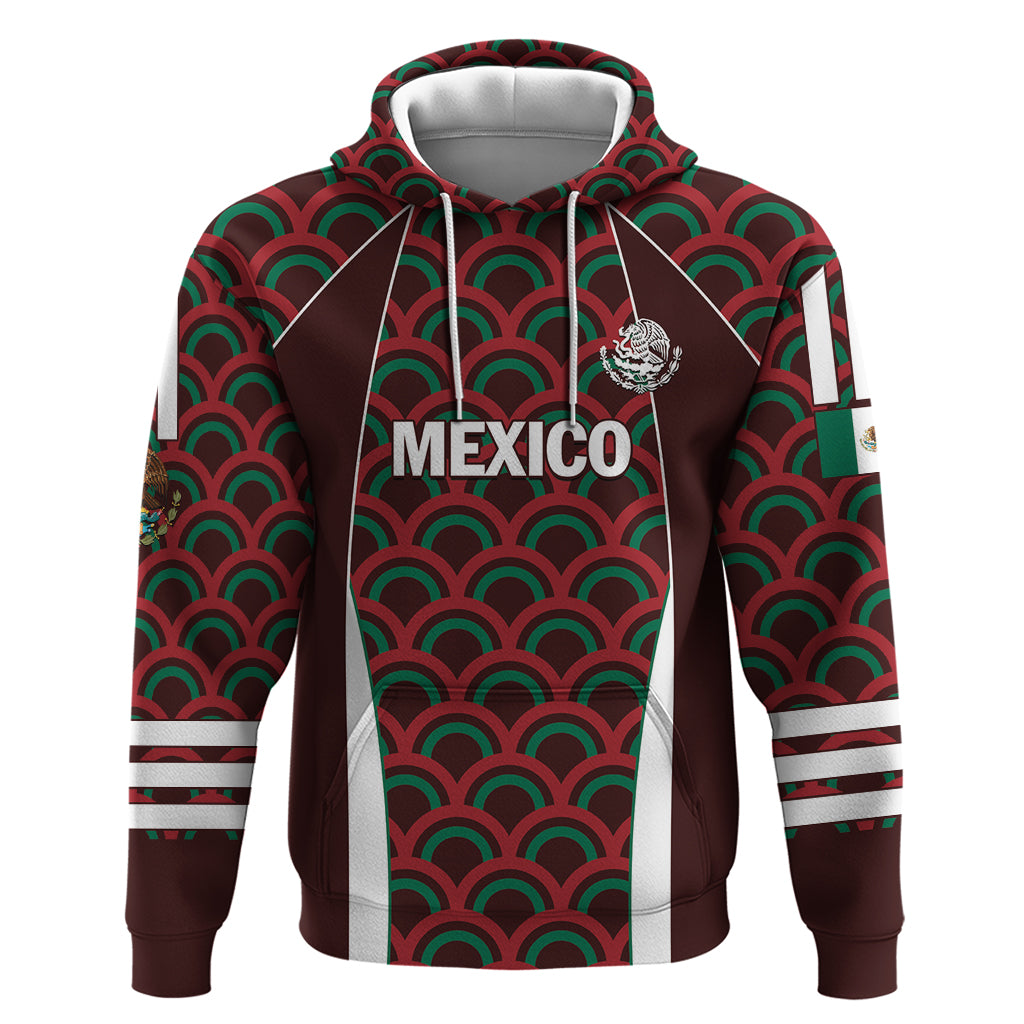 Personalized Mexico 2024 Football Zip Hoodie Come On El Tri - Wonder Print Shop