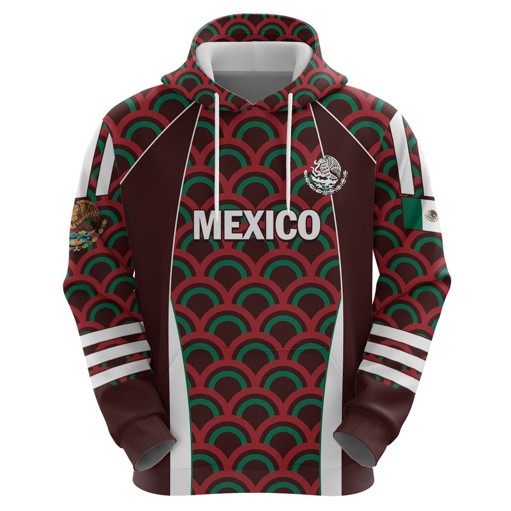 Personalized Mexico 2024 Football Zip Hoodie Come On El Tri - Wonder Print Shop