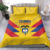 Colombia 2024 Football Bedding Set Go Los Cafeteros - Wonder Print Shop
