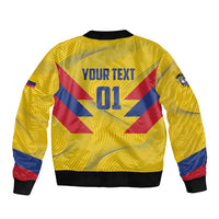Personalized Colombia 2024 Football Bomber Jacket Go Los Cafeteros - Wonder Print Shop