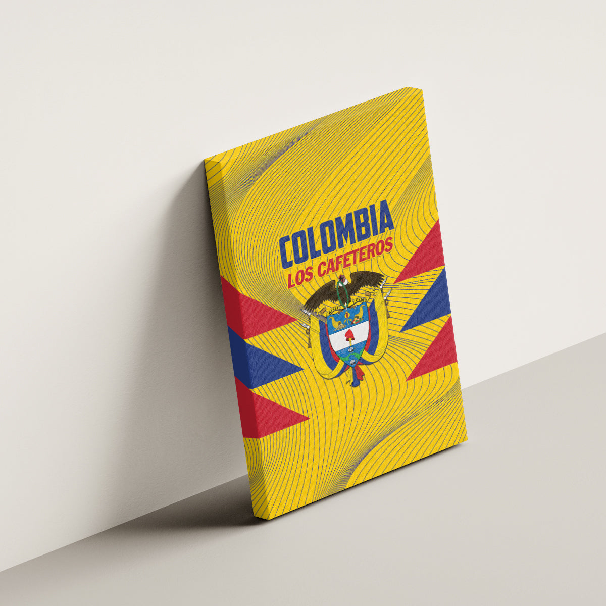 Colombia 2024 Football Canvas Wall Art Go Los Cafeteros - Wonder Print Shop