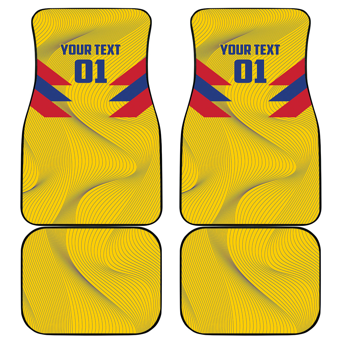 Colombia 2024 Football Car Mats Go Los Cafeteros - Wonder Print Shop