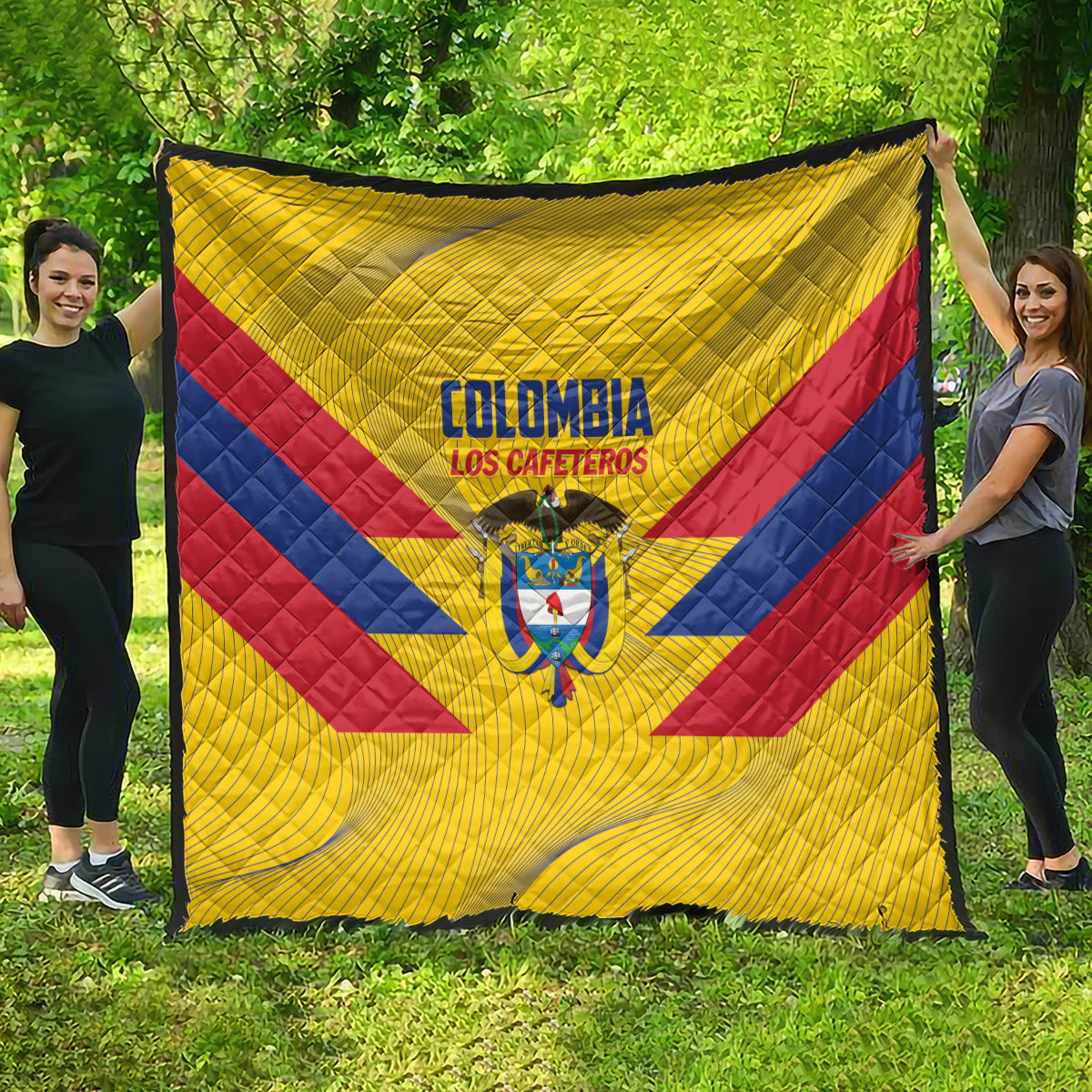 Colombia 2024 Football Quilt Go Los Cafeteros - Wonder Print Shop