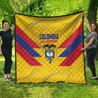 Colombia 2024 Football Quilt Go Los Cafeteros - Wonder Print Shop