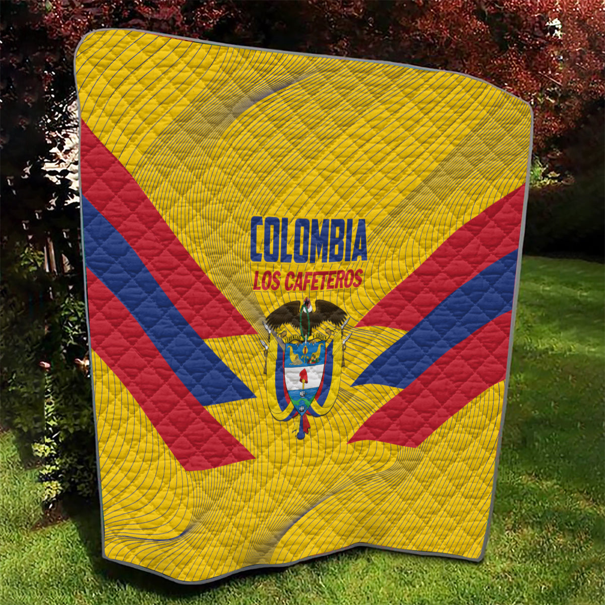Colombia 2024 Football Quilt Go Los Cafeteros - Wonder Print Shop