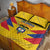 Colombia 2024 Football Quilt Bed Set Go Los Cafeteros