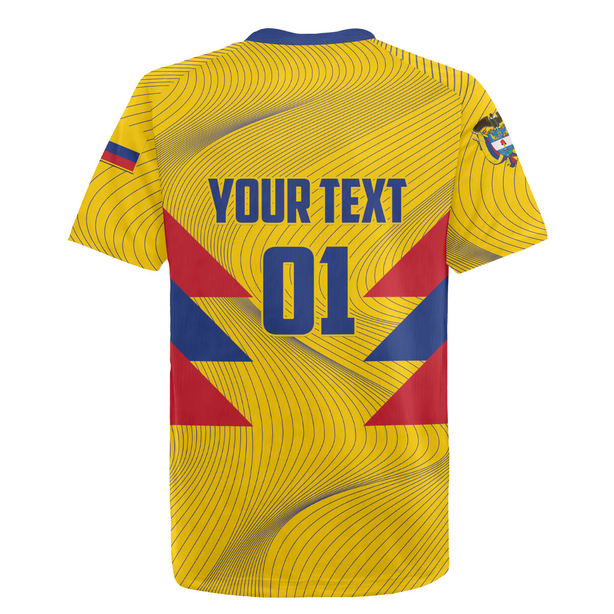 Personalized Colombia 2024 Football Rugby Jersey Go Los Cafeteros - Wonder Print Shop