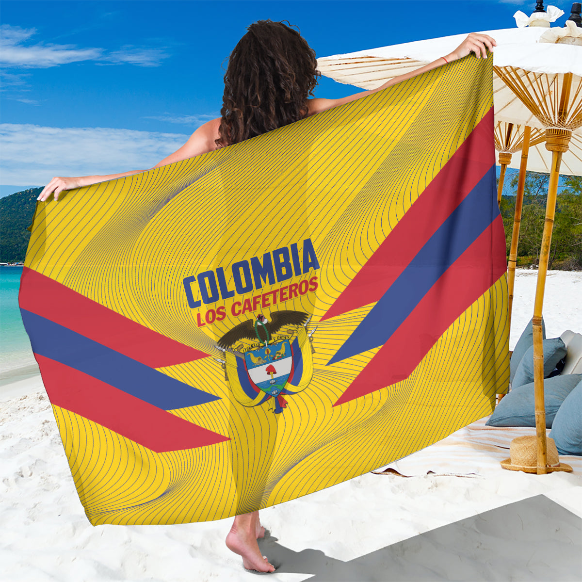 Colombia 2024 Football Sarong Go Los Cafeteros - Wonder Print Shop