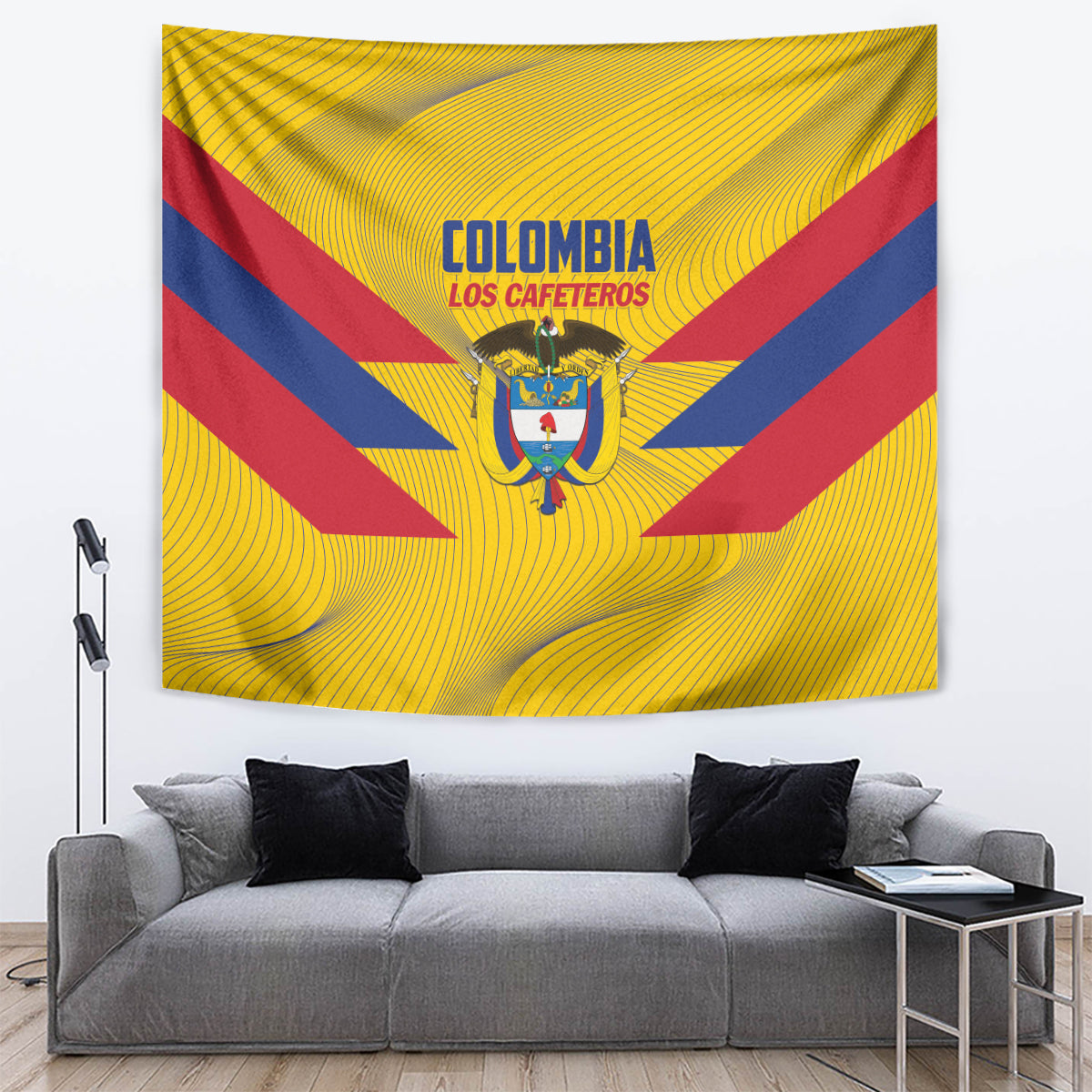 Colombia 2024 Football Tapestry Go Los Cafeteros - Wonder Print Shop