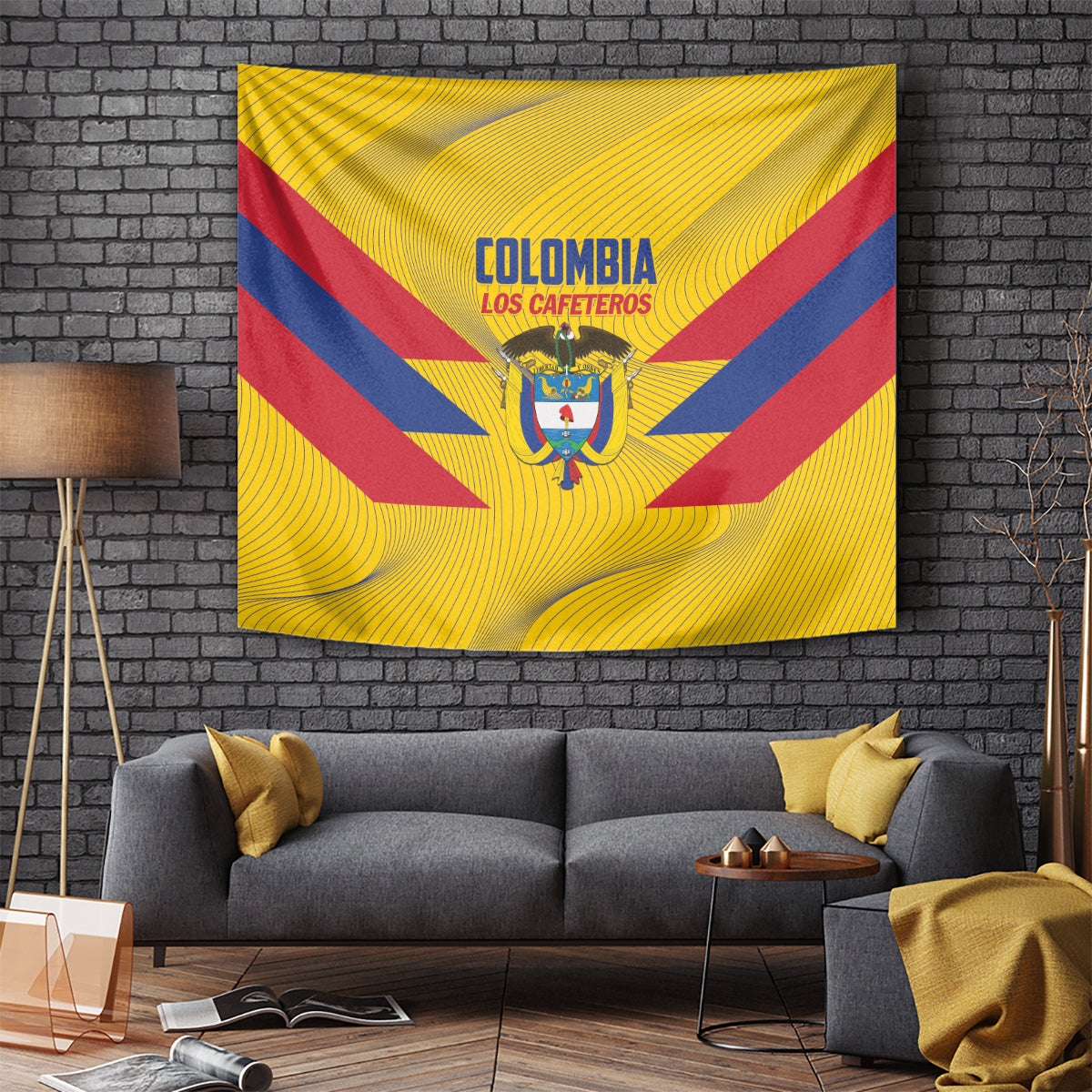 Colombia 2024 Football Tapestry Go Los Cafeteros - Wonder Print Shop