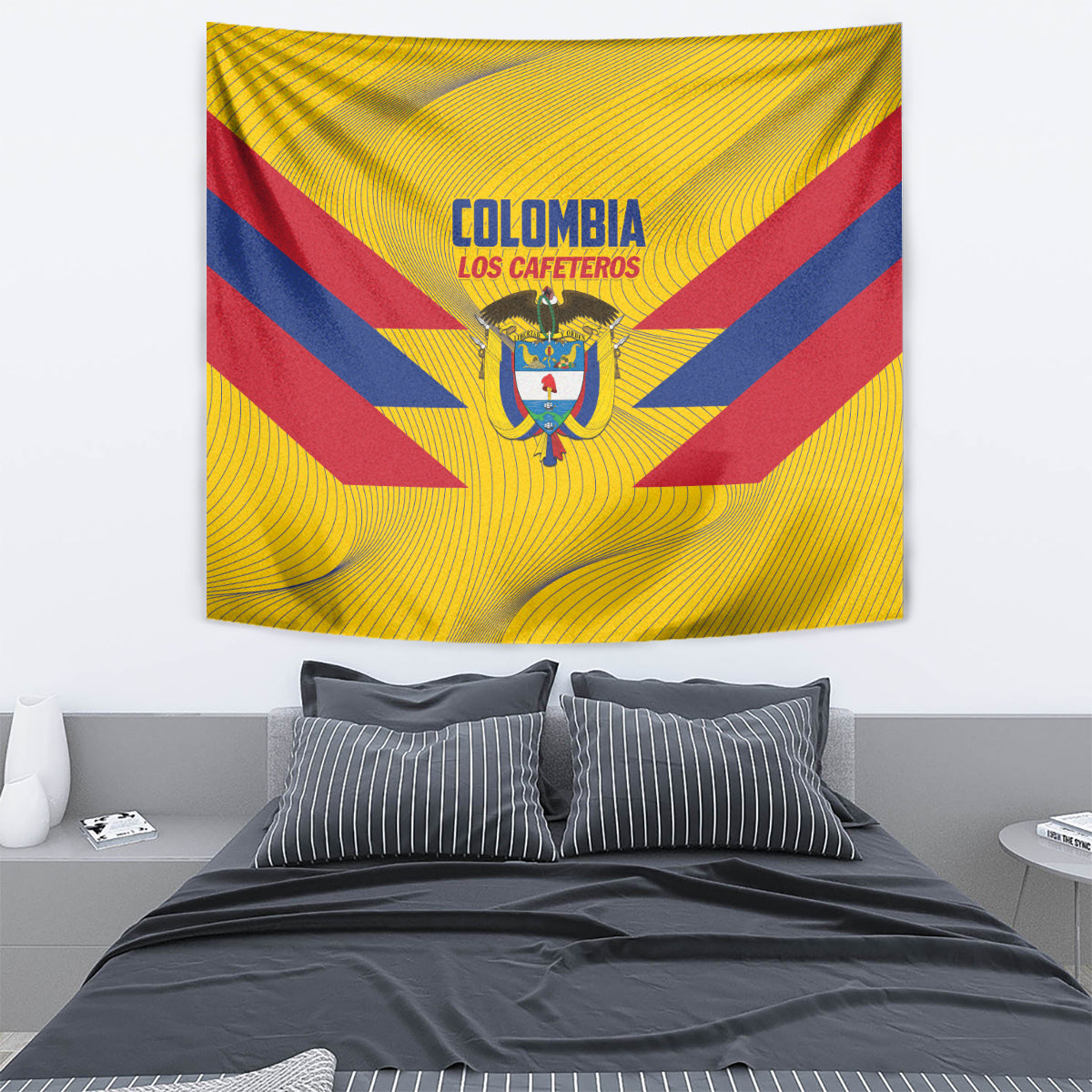 Colombia 2024 Football Tapestry Go Los Cafeteros - Wonder Print Shop