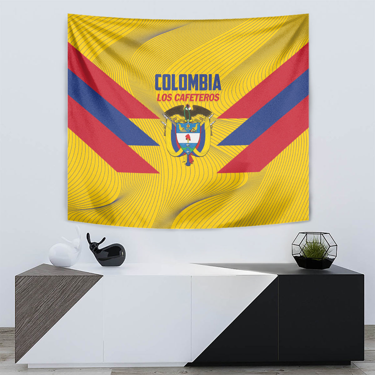Colombia 2024 Football Tapestry Go Los Cafeteros - Wonder Print Shop