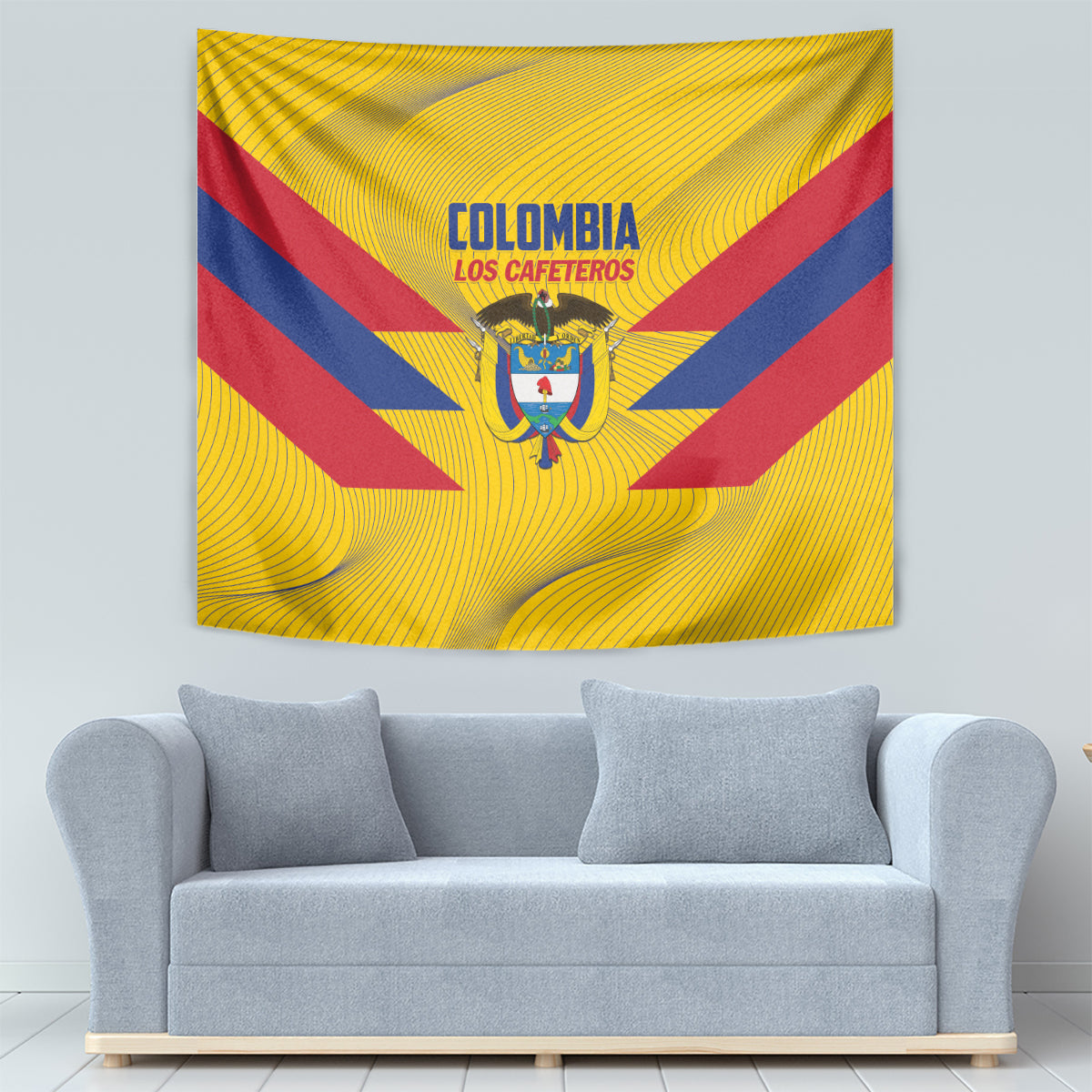 Colombia 2024 Football Tapestry Go Los Cafeteros - Wonder Print Shop