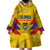 Personalized Colombia 2024 Football Wearable Blanket Hoodie Go Los Cafeteros