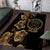 Belize Gold Orchid Area Rug Luxury Stylized