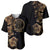 Belize Gold Orchid Baseball Jersey Luxury Stylized