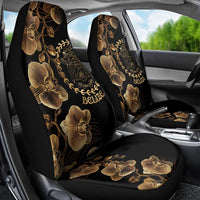 Belize Gold Orchid Car Seat Cover Luxury Stylized