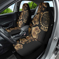 Belize Gold Orchid Car Seat Cover Luxury Stylized