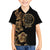 Belize Gold Orchid Family Matching Puletasi and Hawaiian Shirt Luxury Stylized