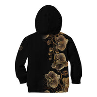 Belize Gold Orchid Kid Hoodie Luxury Stylized