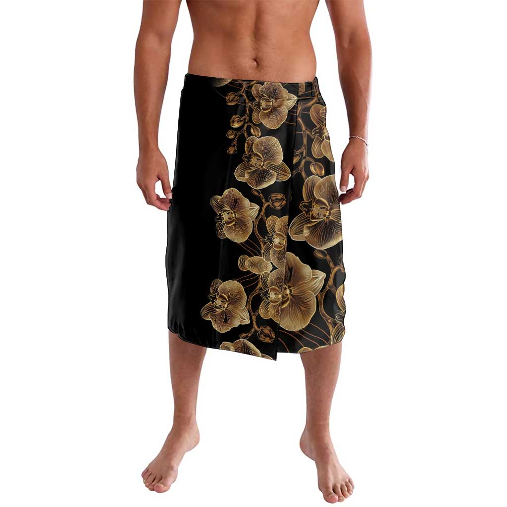 Belize Gold Orchid Lavalava Luxury Stylized
