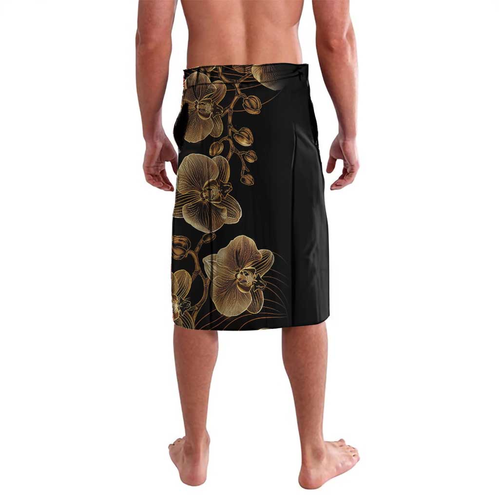 Belize Gold Orchid Lavalava Luxury Stylized